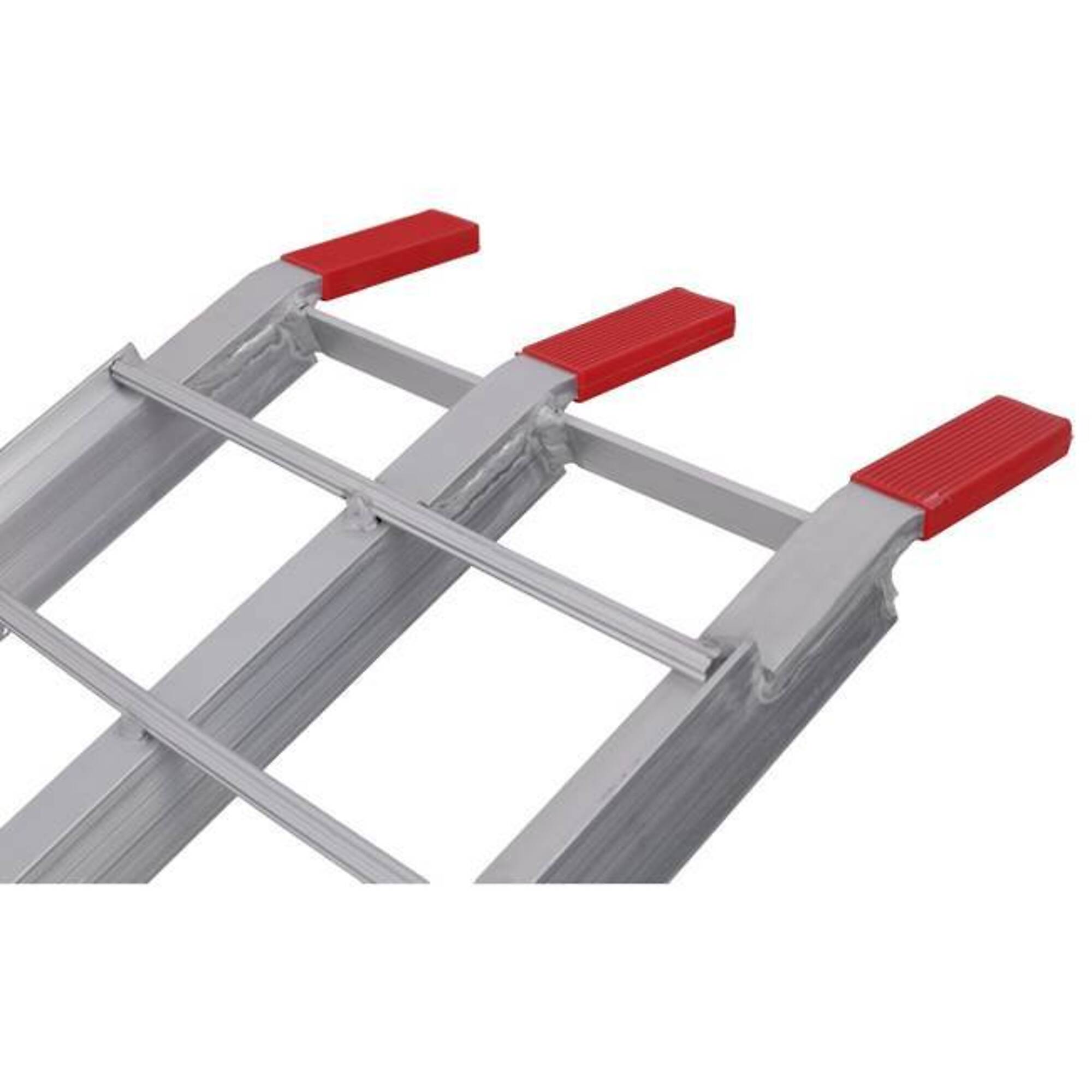 7.5 FT Aluminum Loading Ramps, 1500 lbs Capacity per pair, silver, BAC-W465P144506